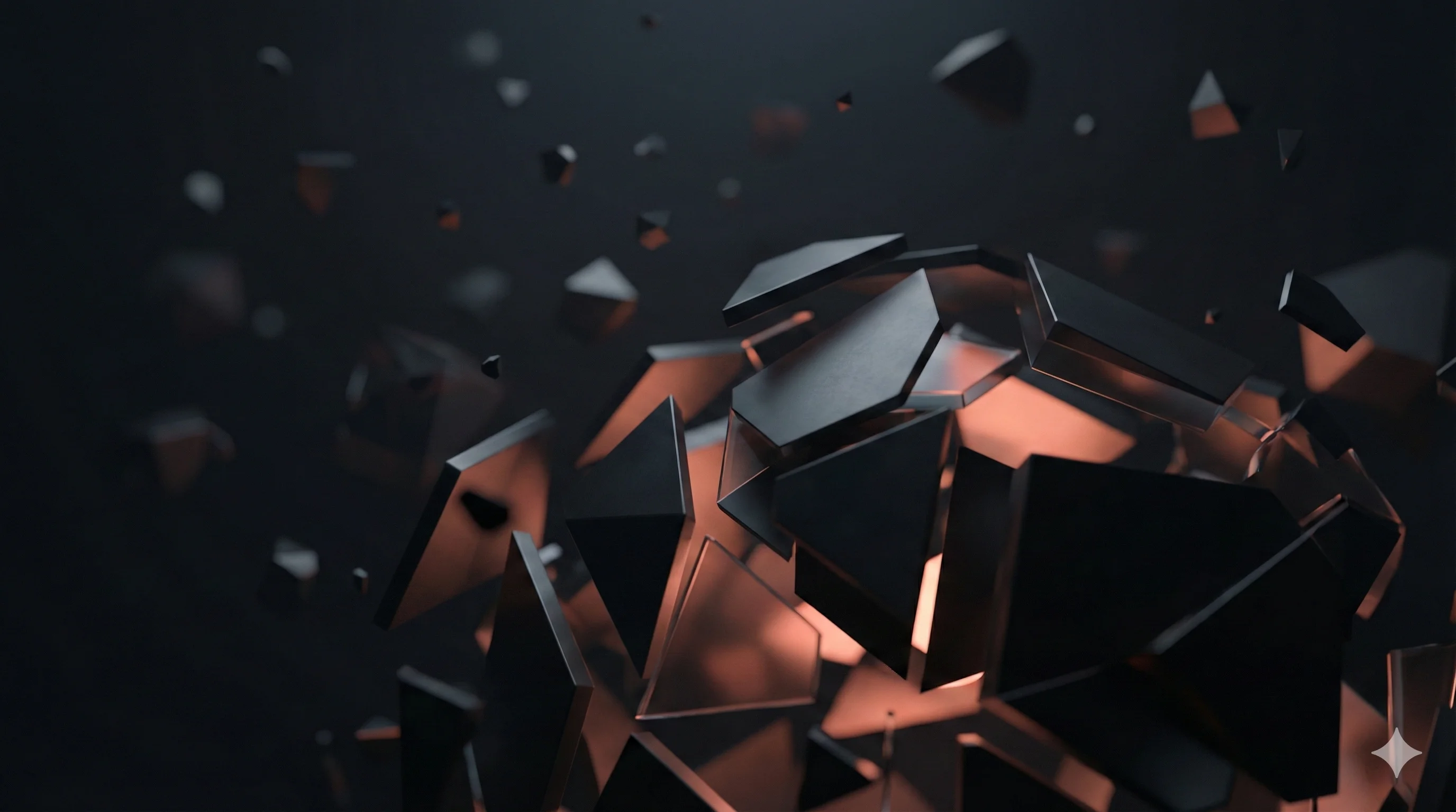 Abstract illustration of an idea taking shape, representing the origin of Nuvrilo