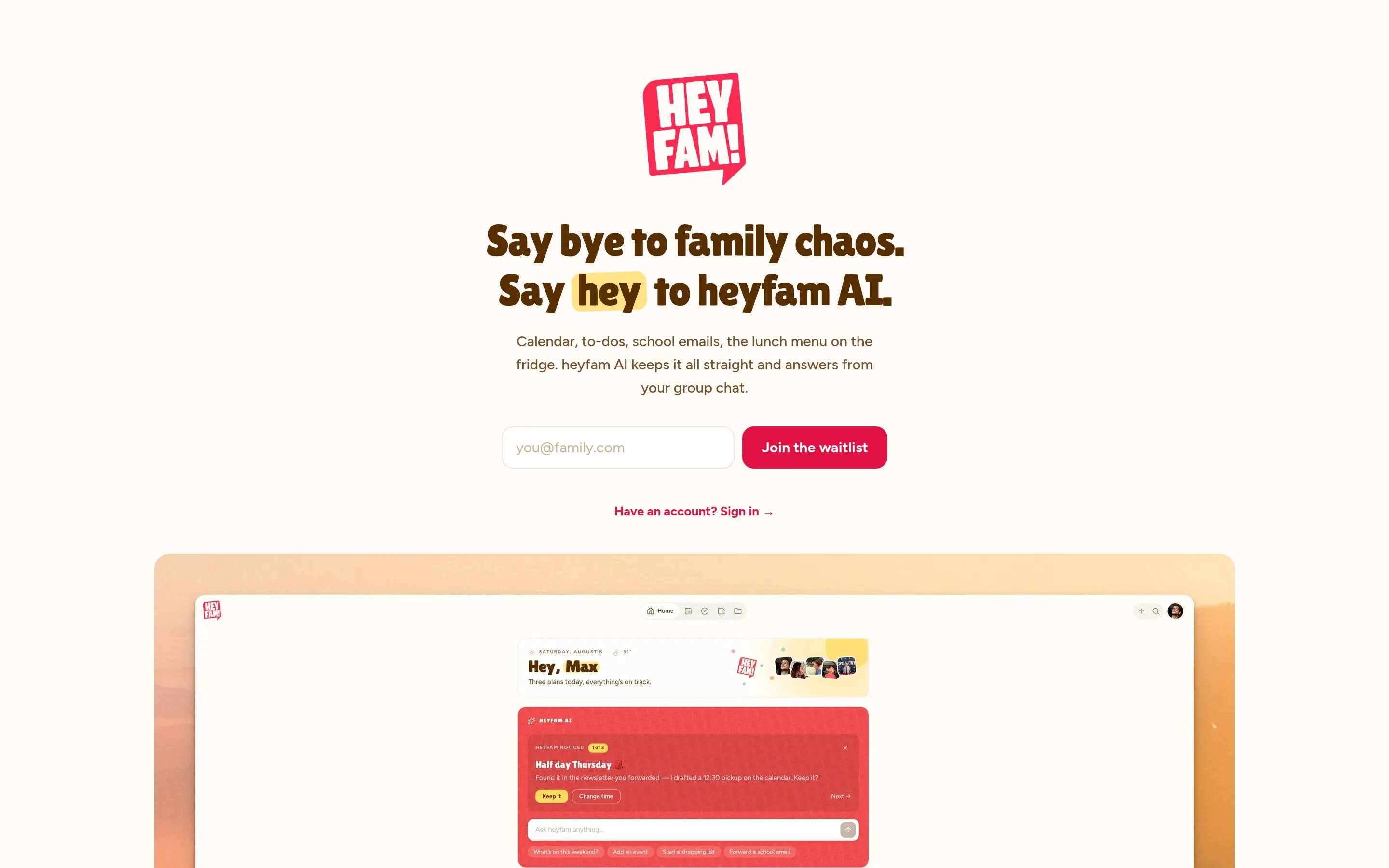 heyfam product shot